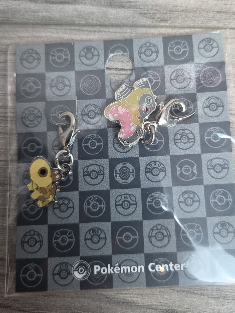 Pokémon Center Japan Metal Charm Keychain Set – Official Pokémon Collectible